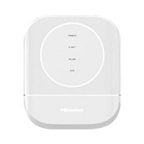 White electronic device with display on a white background