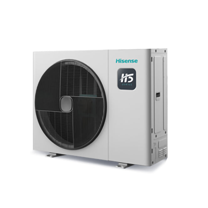 Hisense air conditioning unit on a white background