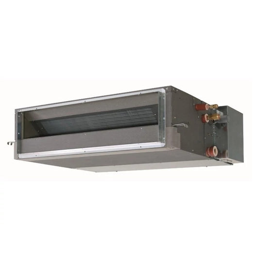 Commercial ducted air conditioning unit on a white background
