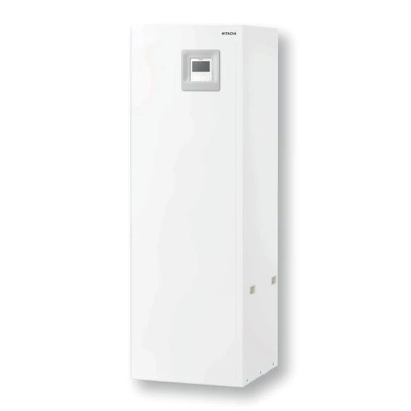 White water heater with a digital display on a white background