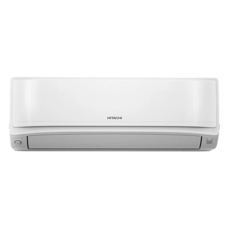 White Hitachi Indoor air conditioner on a white background