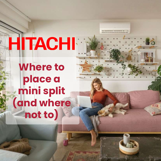 Where to place a mini split (and where not to)