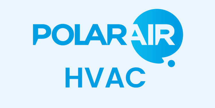 Polar Air Logo with HVAC Text Underneath