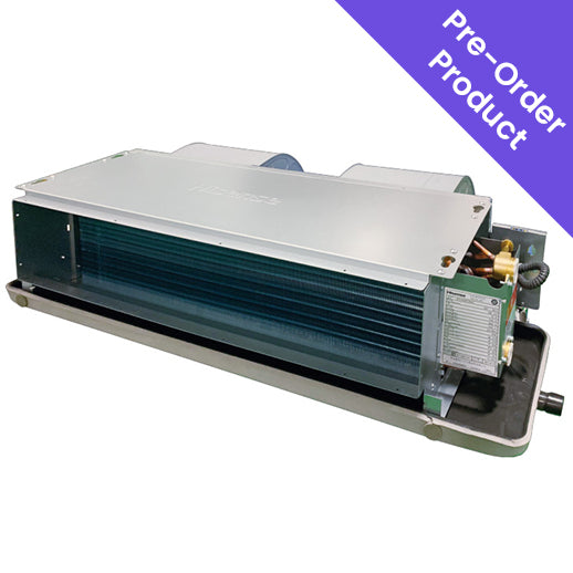 Air conditioning unit on a white background with 'Pre-Order Product' text.