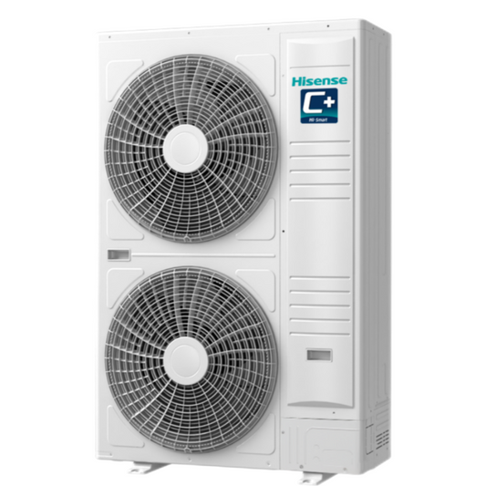 Hisense air conditioning unit on a white background