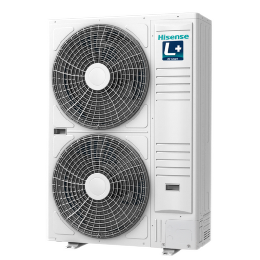 Hisense air conditioning unit on a white background