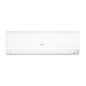 White slim Hitachi air conditioner on a white background