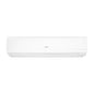 White Hitachi air conditioner on a white background