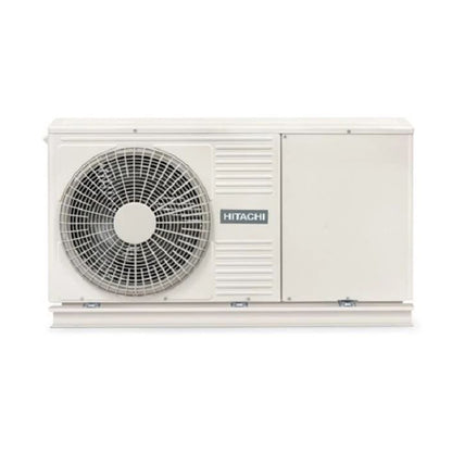 Hitachi air conditioning unit on a white background