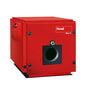 Red Hoval Max-3 boiler on a white background