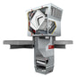 Commercial extraction and ventilation roof system with internals shown on a white background