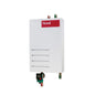 White Hoval water heater with a red logo on a white background
