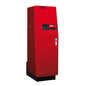Red Hoval boiler on a white background