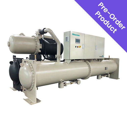 Large industrial machine with 'Pre-Order Product' label on a white background